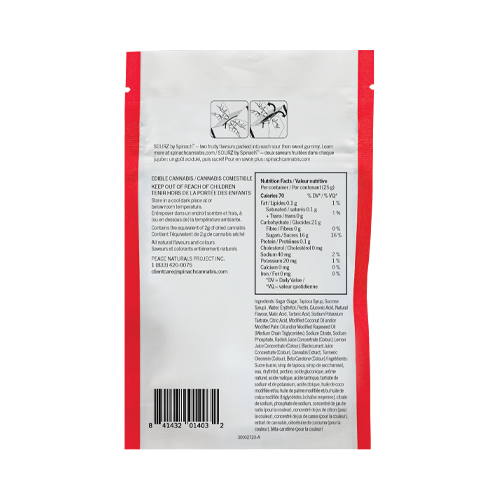 Spinach SOURZ Strawberry Mango Sativa Soft Chews - Image 3