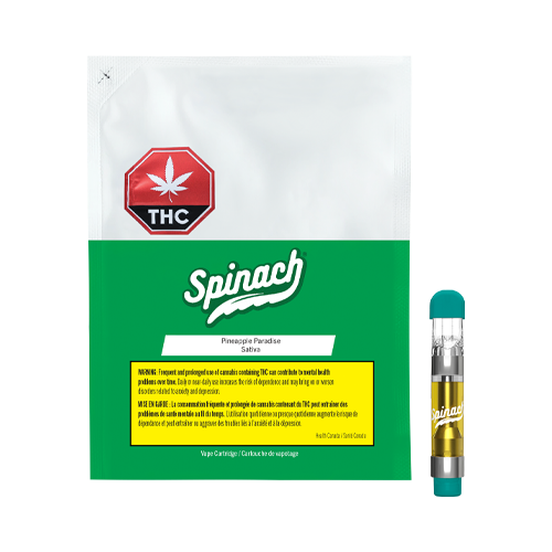 Spinach Pineapple Paradise 510 Vape Cartridge - Image 2