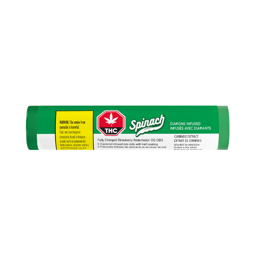 Spinach Fully Charged Strawberry Watermelon OG CBG Infused Pre-Roll