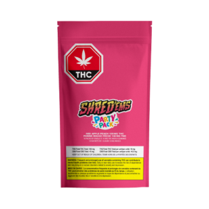 SHRED'Ems Red Apple Peach Max 10 Party Pack 100mg THC Soft Chews