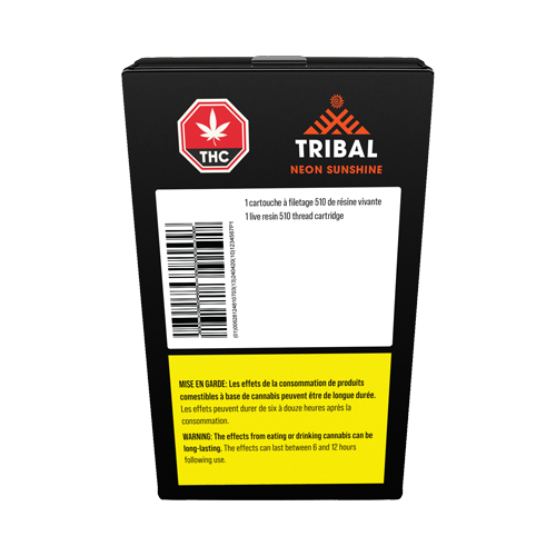 Tribal Neon Sunshine Live Resin 510 Vape Cartridge - Image 2