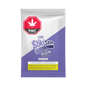 Olli StikiStix Grandaddy Blackberry 100 THC Multipack Live Rosin Soft Chew