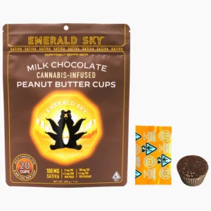 EMERALD SKY | Peanut Butter Cups Sativa (5mg each) – 100mg