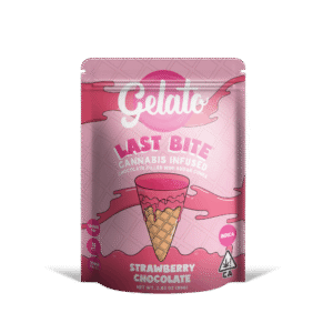 GELATO | Last Bites Strawberry Chocolate Mini Cones – 100mg