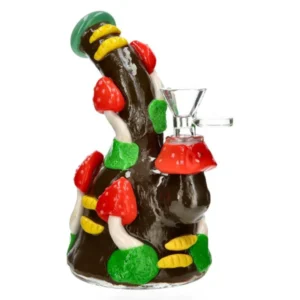 Glass Bong – Mini Mushroom (17cm)