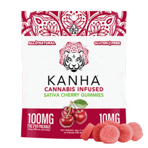 KANHA | Cherry – Sativa Gummies – 100mg