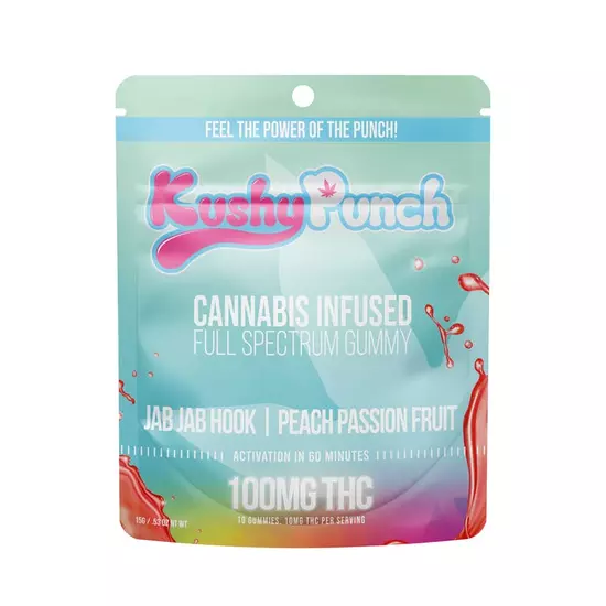 Kushy Punch Jab Jab Hook (H) – Peach Passion Fruit Gummy