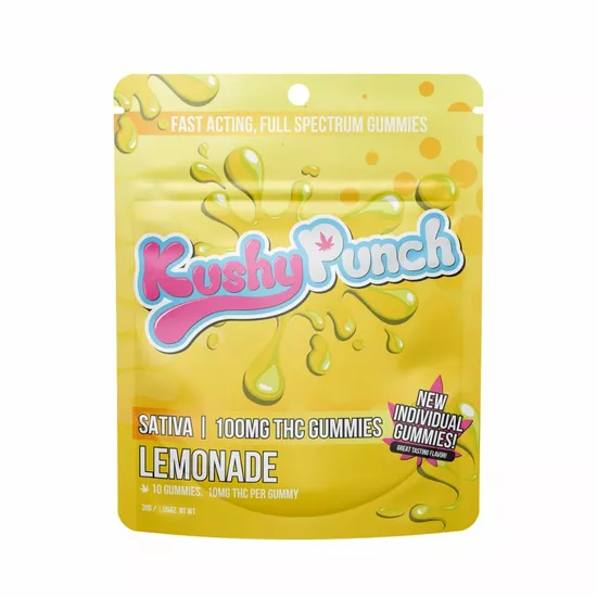 Kushy Punch Lemonade Gummies (S) – Individual