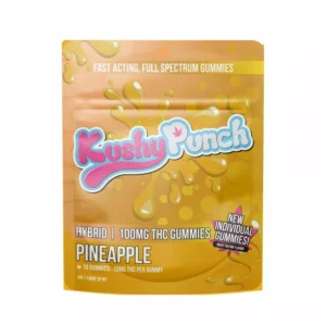 Kushy Punch Pineapple Gummies (H) – Individual