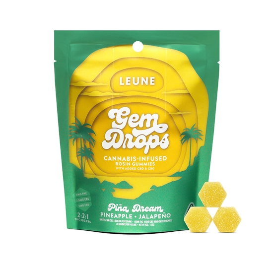 LEUNE Pineapple Jalapeno Gummies – Pina Dream Gem Drops
