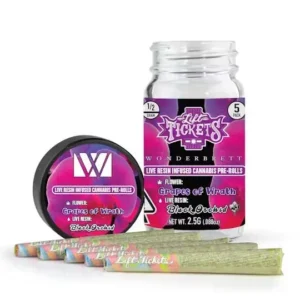 Lift Tickets Grapes of Wrath x Black Orchid – Infused Pre-Roll 5-Pack