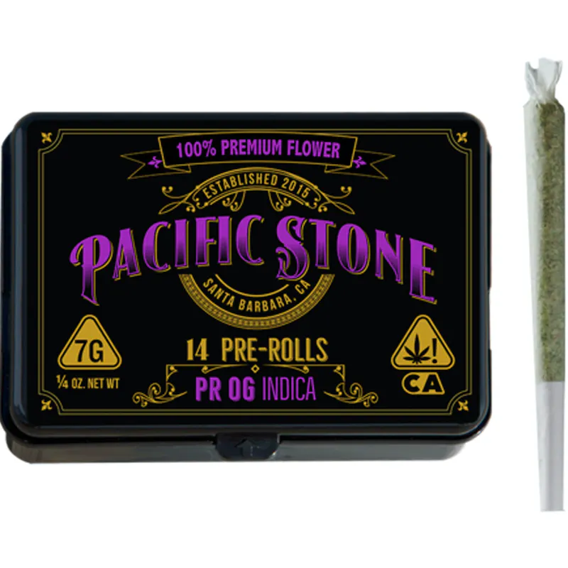 PACIFIC STONE | PR OG – 14 Indica Pre Rolls – Pack