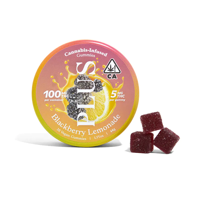 PLUS | Blackberry Lemonade Gummies – 100mg